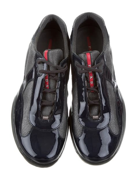 prada america's cup patent leather|Prada America's Cup patent.